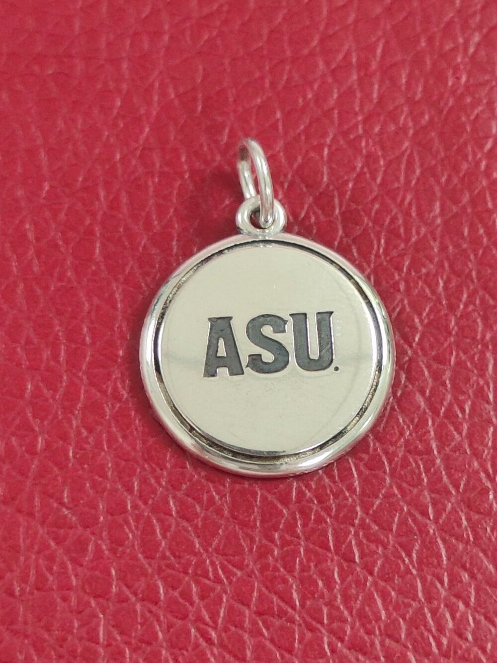 James Avery Arizona State University Disc Charm Sterling Silver with box